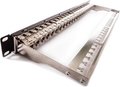 Obrázok pre výrobcu KELine Patch panel Cat5E, osadený s 24xKEJ-C5E-S-TL